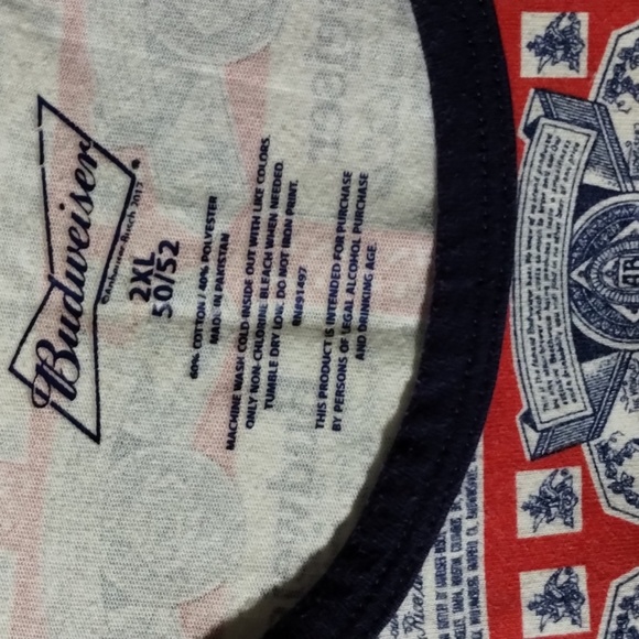 Budweiser all over print tank top. - Picture 3 of 4